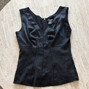 Express Black V-Neck Blouse